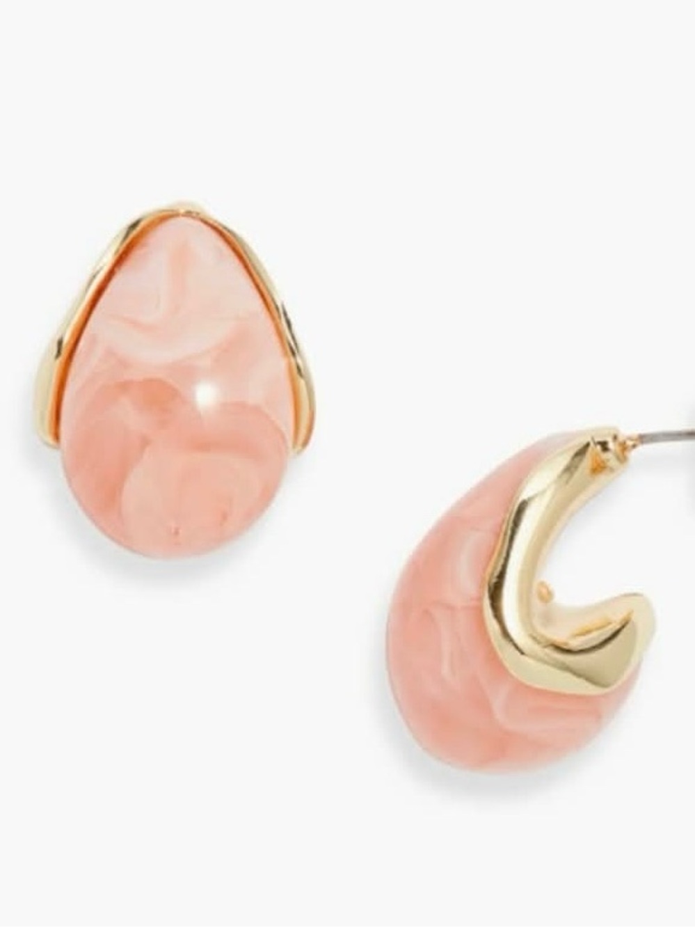 New Nordstrom Resin Huggie Hoop Earrings $30